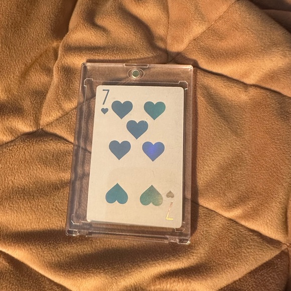Dior Playing Card - 7 of Hearts ❤️ - Picture 1 of 2
